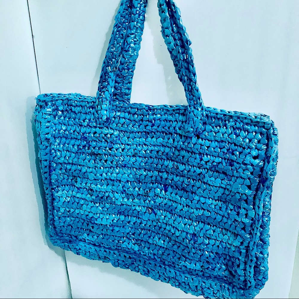 Blue Hand Bag